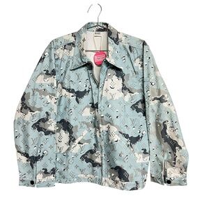 New Mens Bravest Studios LV Camo Work Jacket